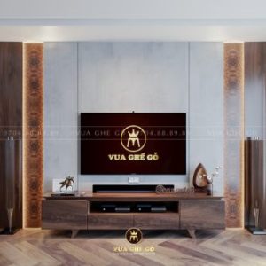 Kệ tivi gỗ óc chó TV34 sang trọng, hiện đại
