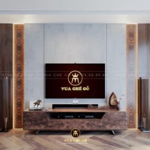 Kệ tivi gỗ óc chó TV35 sang trọng, hiện đại