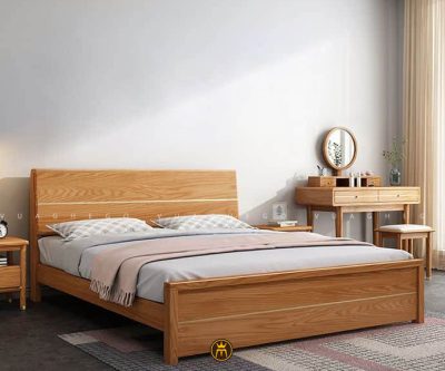 Giường gỗ tần bì GV01