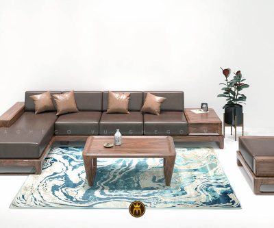 Sofa gỗ óc chó VG16