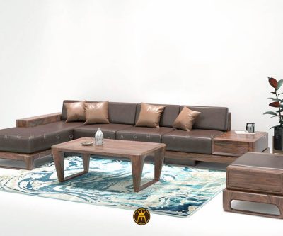 Sofa gỗ óc chó VG16