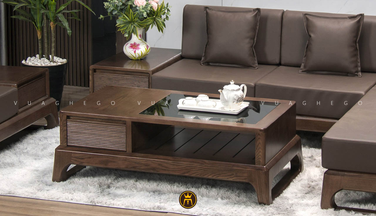 sofa gỗ sồi VG14