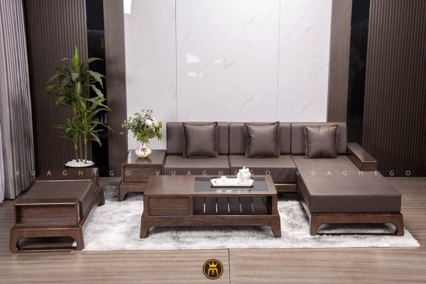 sofa gỗ sồi VG14