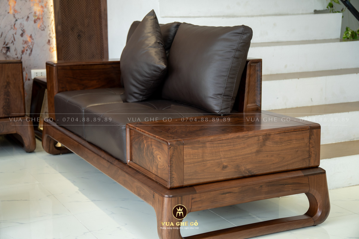 Sofa gỗ óc chó VG04