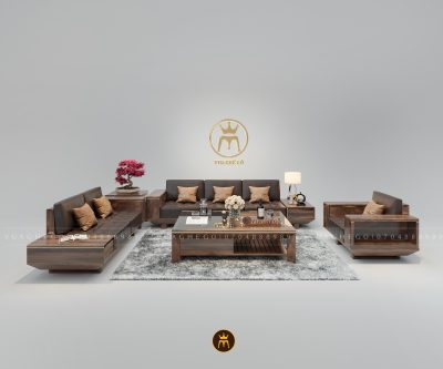 Sofa gỗ óc chó VG21