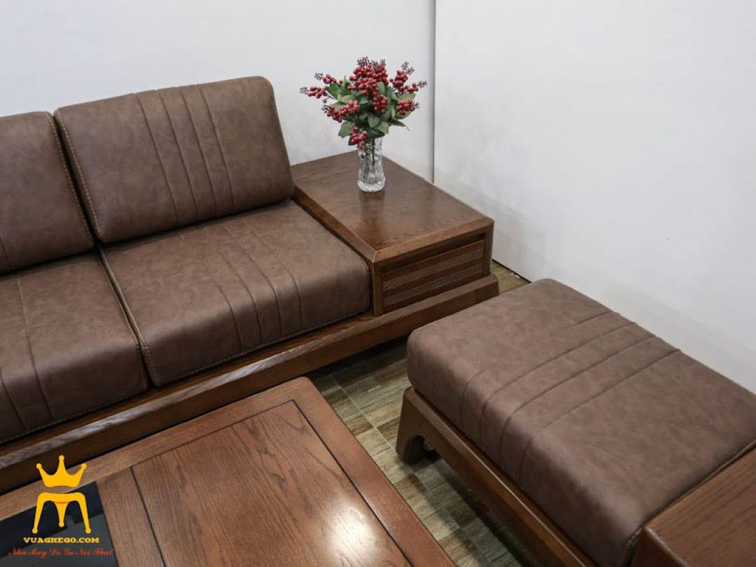 Bộ sofa bằng gỗ Sồi