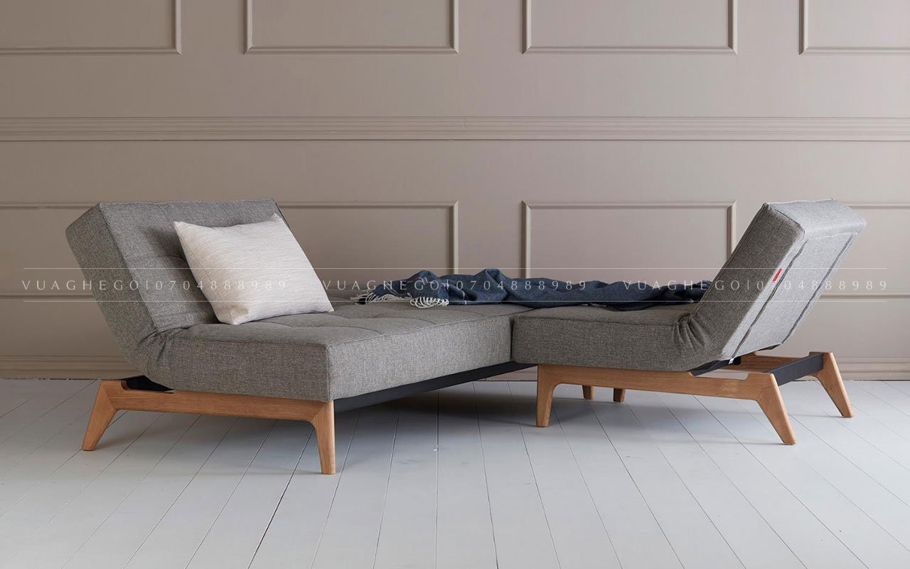 Sofa Relax VSR2023 - Sofa giường thông minh gỗ sồi đệm nỉ