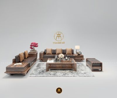 Sofa gỗ óc chó VG01C