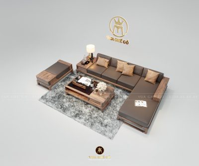 Sofa gỗ tự nhiên VG14
