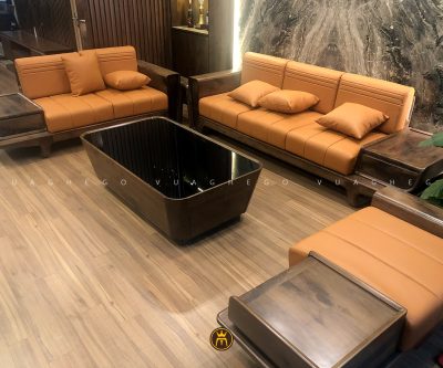 Sofa gỗ óc chó Lotus VG22