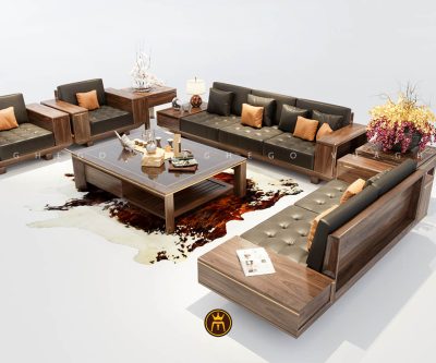 Sofa gỗ tự nhiên chữ u VG21dbs vuaghego