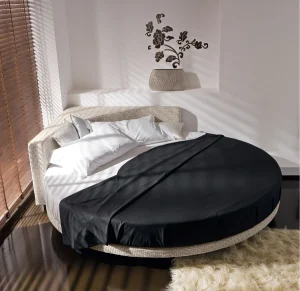 Có nên sử dụng giường hình tròn – Đặc điểm của giường tròn