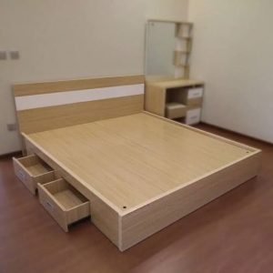Độ bền của giường gỗ công nghiệp – Giường gỗ công nghiệp là gì?
