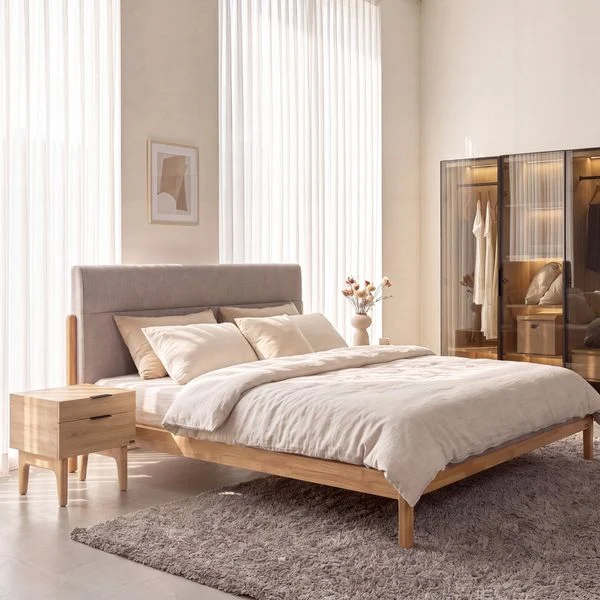 Giường ngủ đôi với đa dạng kích thước cho gia chủ lựa chọn