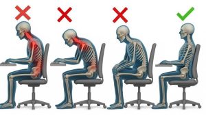 Ngồi trên ghế có bề mặt phẳng gây đau đớn