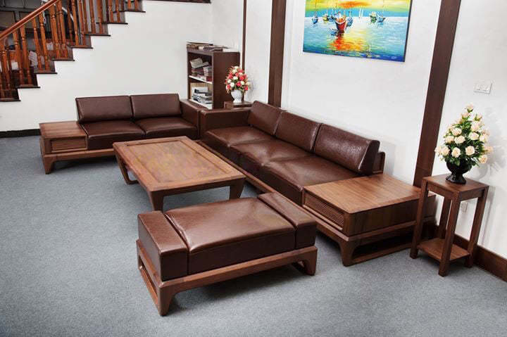 Sofa gỗ tự nhiên