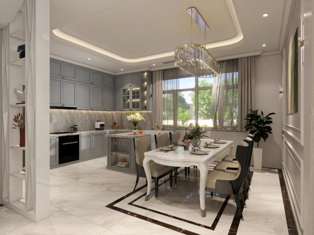 Tủ bếp là món đồ nội thất quan trọng để trang trí phòng bếp đẹp