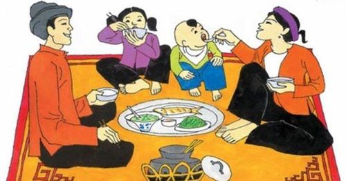 Văn hóa ngồi bệt trải chiếu ăn đã có từ xưa