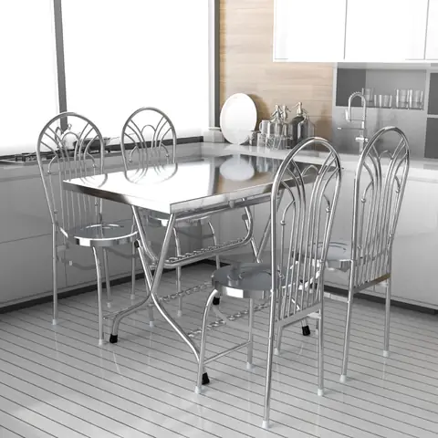Bàn Ghế Ăn Cơm Inox Bàn Ghế Ăn Cơm Inox