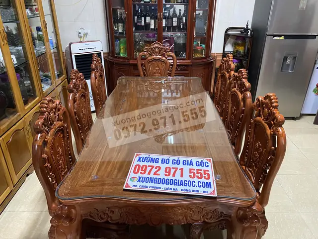Bàn Ghế Ăn Gỗ Hương