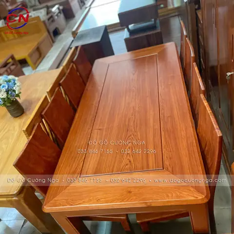 Bàn Ghế Ăn Gỗ Hương