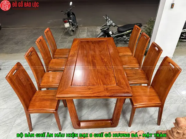 Bàn Ghế Ăn Gỗ Hương