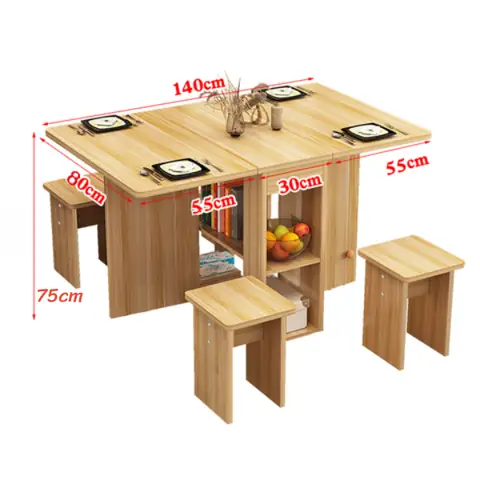 Bàn Ghế Ăn Thông Minh Xếp Gọn Bàn Ghế Ăn Thông Minh Xếp Gọn