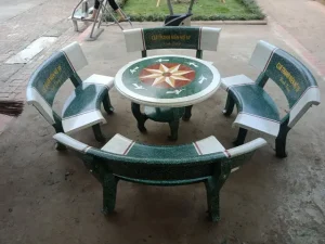 Bàn Ghế Đá Cũ Giá Rẻ