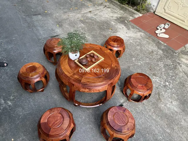 Bán Ghế Đôn Gỗ