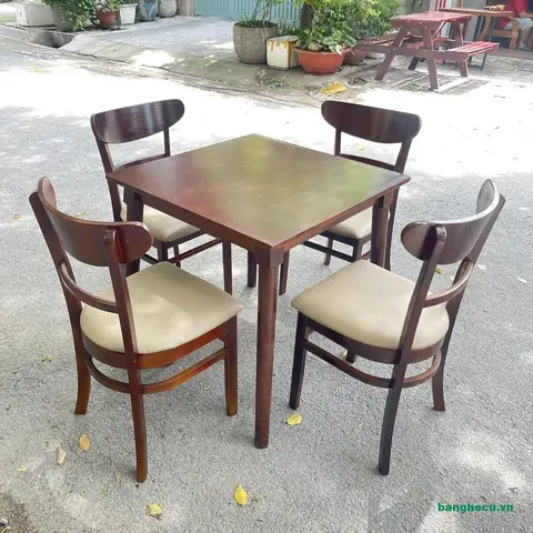 Bàn Ghế Gỗ Cà Phê Thanh Lý Bàn Ghế Gỗ Cà Phê Thanh Lý