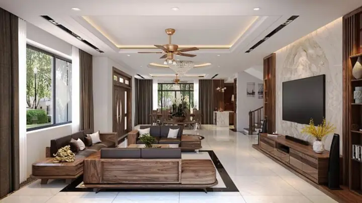 Bàn Ghế Gỗ Phòng Khách Nhà Ống