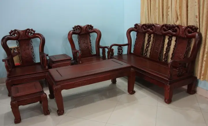 Bàn Ghế Gỗ Phòng Khách Thanh Lý Tại Hà Nội