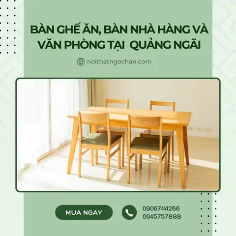 Bàn Ghế Gỗ Quảng Ngãi
