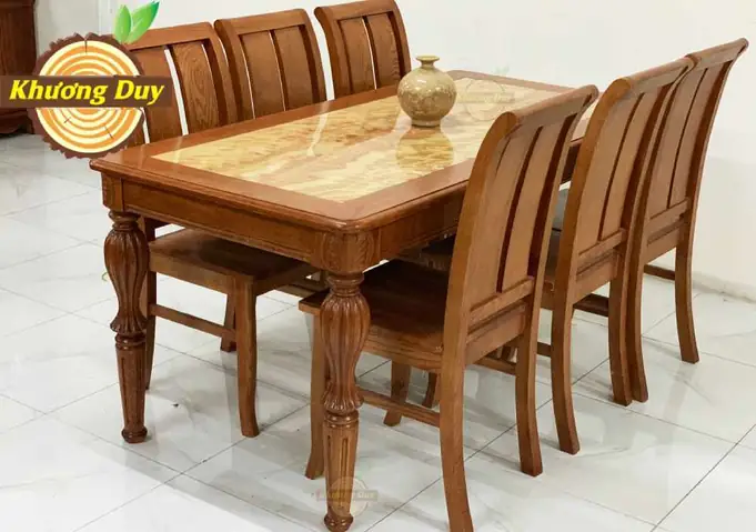 Bàn Ghế Gỗ Sồi Mỹ