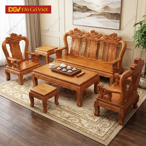 Bàn Ghế Gỗ Tay 10 Bàn Ghế Gỗ Tay 10