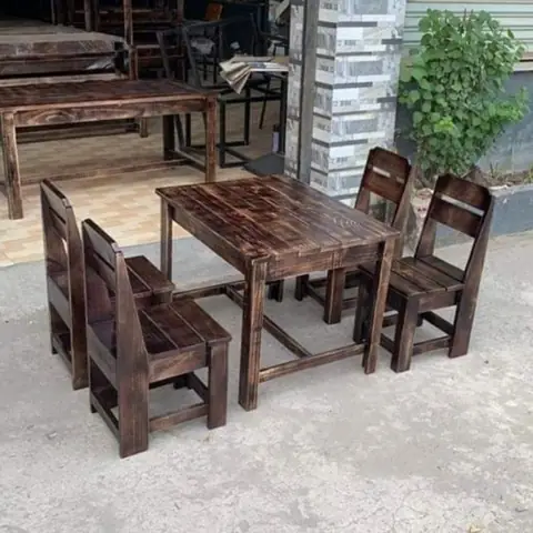 Bàn Ghế Gỗ Thông Thanh Lý Bàn Ghế Gỗ Thông Thanh Lý