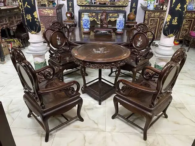 Bàn Ghế Gỗ Trắc Đẹp Bàn Ghế Gỗ Trắc Đẹp