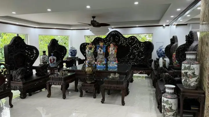 Bàn Ghế Gỗ Trắc Khủng
