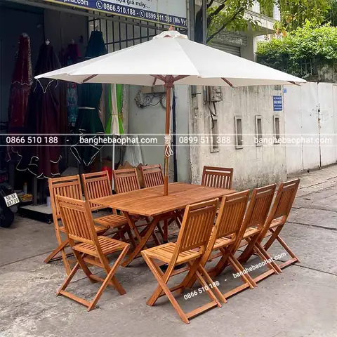 Bàn Ghế Gỗ Xếp Ngoài Trời Bàn Ghế Gỗ Xếp Ngoài Trời