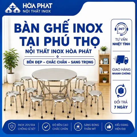Bàn Ghế Inox Đại Lộc Bàn Ghế Inox Đại Lộc