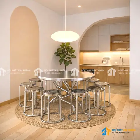 Bàn Ghế Inox Nhà Hàng