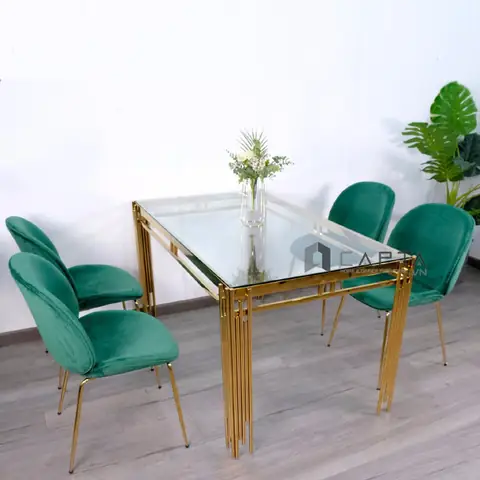 Bàn Ghế Kính Cường Lực