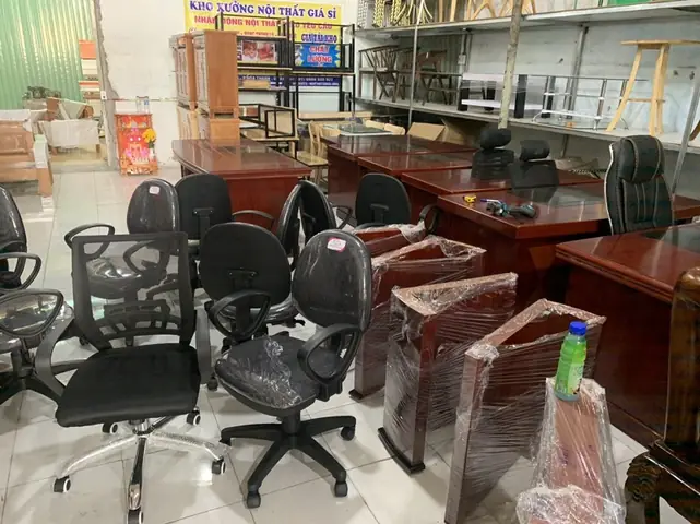Bàn Ghế Làm Việc Cũ