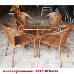 Bàn Ghế Mây Thanh Lý