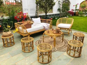 Bàn Ghế Mây Tre