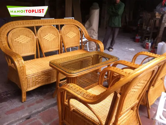 Bàn Ghế Mây Tre Thanh Lý Hà Nội
