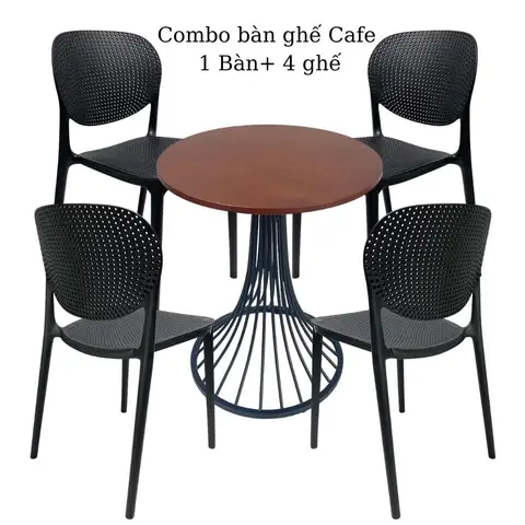 Bàn Ghế Nhựa Cà Phê