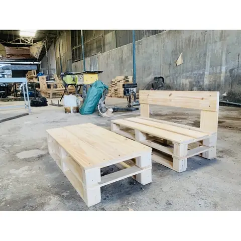 Bàn Ghế Pallet Gỗ