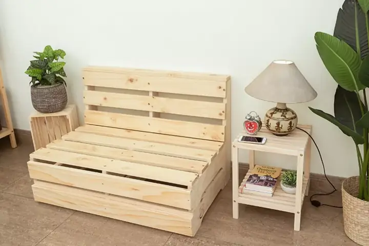 Bàn Ghế Pallet Gỗ
