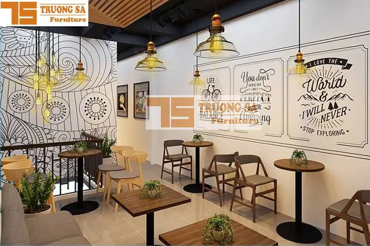 Bàn Ghế Quán Trà Sữa